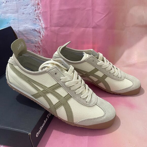 Onitsuka Tiger MEXICO 66 Light Brown Men's Sneakers - Picture 9 of 9